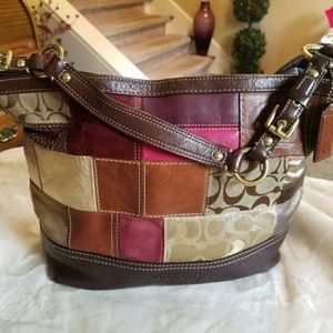 Coach Rare Vintage Patchwork bag NWOT